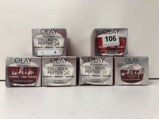 6X OLAY REGENERIST FACE CREAMS