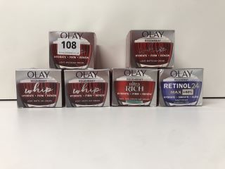 6X OLAY REGENERIST FACE CREAMS