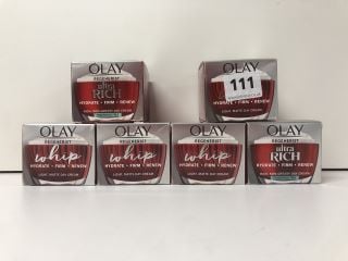 6X OLAY REGENERIST FACE CREAMS