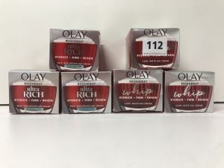 6X OLAY REGENERIST FACE CREAMS