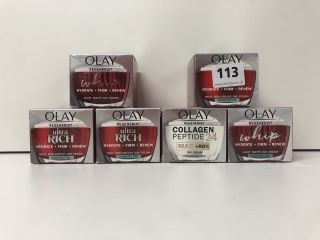 6X OLAY REGENERIST FACE CREAMS