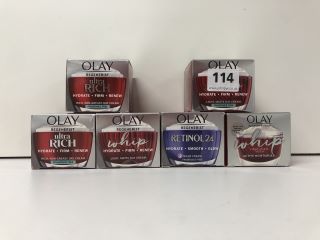 6X OLAY REGENERIST FACE CREAMS