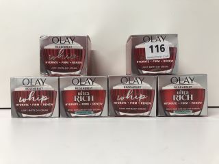 6X OLAY REGENERIST FACE CREAMS