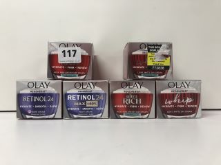 6X OLAY REGENERIST FACE CREAMS