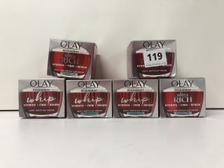 6X OLAY REGENERIST FACE CREAMS