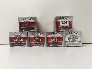 6X OLAY REGENERIST FACE CREAMS