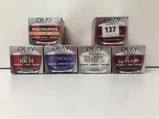 6X OLAY REGENERIST FACE CREAMS