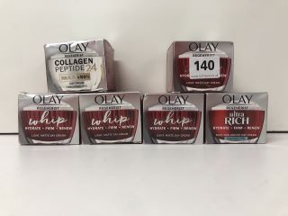 6X OLAY REGENERIST FACE CREAMS