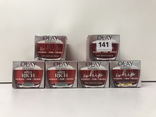 6X OLAY REGENERIST FACE CREAMS