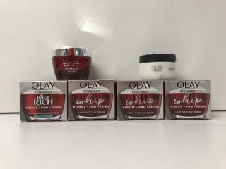 6X OLAY REGENERIST FACE CREAMS