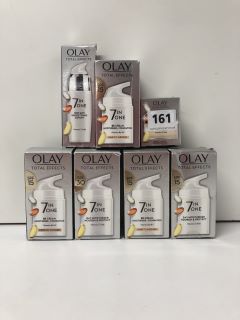 7 X OLAY TOTAL EFFECTS FACE CREAMS