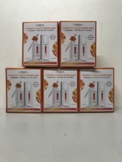 5X L'ORÉAL PARIS VITAMIN C BRIGHTENING DUO (SERUM & SPF50 UV FLUID)