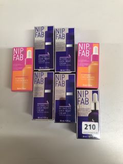 7X NIP+FAB FACIAL SKIN CARE ITEMS