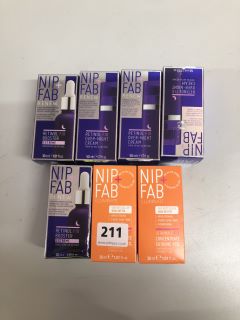 7X NIP+FAB FACIAL SKIN CARE ITEMS