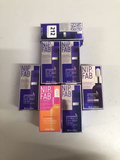 7X NIP+FAB FACIAL SKIN CARE ITEMS