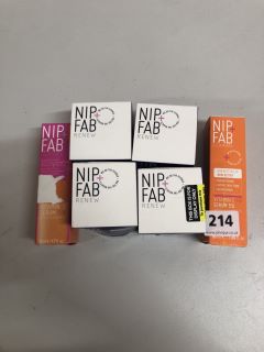 6X NIP+FAB FACIAL SKIN CARE ITEMS