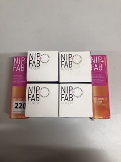 6X NIP+FAB FACIAL SKIN CARE ITEMS