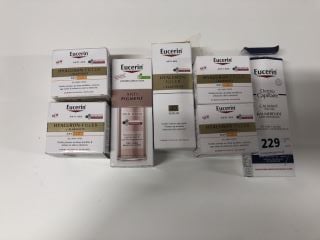 6 X EUCERIN FACIAL SKIN CARE ITEMS