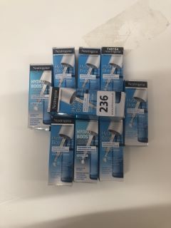 9X NEUTROGENA HYDRO BOOST HYALURONIC CONCENTRATED SERUM