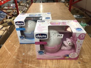 2X CHICCO NEXT 2 STARTS COT PROJECTOR