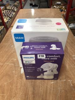 MAM MICROWAVE STERILISER & PHILIPS BREAST PUMP