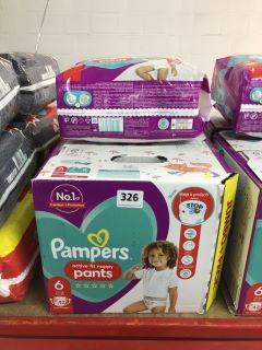 3X ASSORTED PAMPERS SIZE 6 ACTIVE FIT NAPPY PANTS