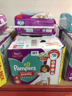 3X ASSORTED PAMPERS SIZE 6 ACTIVE FIT NAPPY PANTS