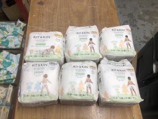 6X KIT & KIN NAPPIES