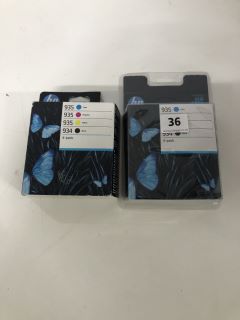 2X HP 4 PACK 935 PRINTER INK