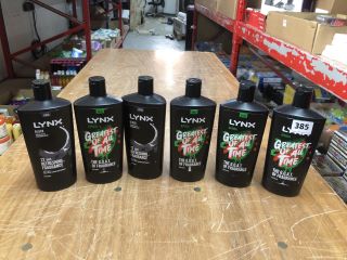 6 X LYNX BODY WASH INC LYNX AFRICA BODYWASH 700ML