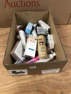 BOX OF ASSORTED ITEMS INC REVOLUTION TANNING BUTTER MEDIUM 150ML