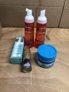 BOX OF ASSORTED ITEMS INC PANTENE INTENSE HYDRATION SURGE SORBET MASK 300ML