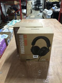 2 X ADX FIRESTORM CORE 23 GAMING HEADSETS