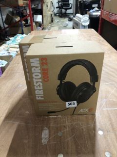 2 X ADX FIRESTORM CORE 23 GAMING HEADSETS