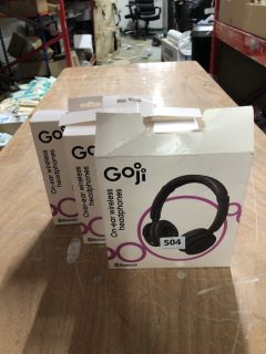 3 X GOJI WIRELESS HEADPHONES