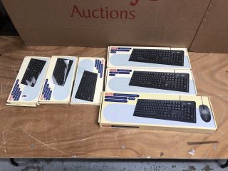 6X ASSORTED LOGIK KEYBOARDS