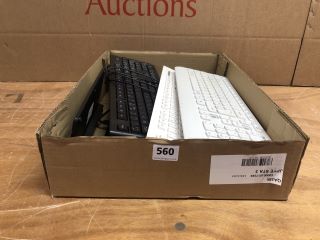 BOX OF ASSORTED KEYBOARDS