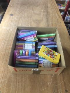 BOX OF SENSORY FIDGET TOYS INC. POP TUBES