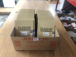 BOX OF GLASS SCREEN PRO PREMIUM TEMPERED GLASS SCREEN PROTECTORS