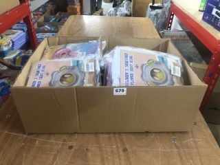 BOX OF ASSORTED INFLATABLE SEAT RINGS