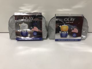 2X OLAY GLOW UP KIT - FOR STRONG & GLOWING SKIN