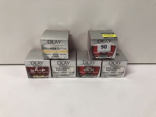 6X OLAY REGENERIST FACE CREAMS