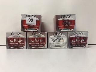 6X OLAY REGENERIST FACE CREAMS