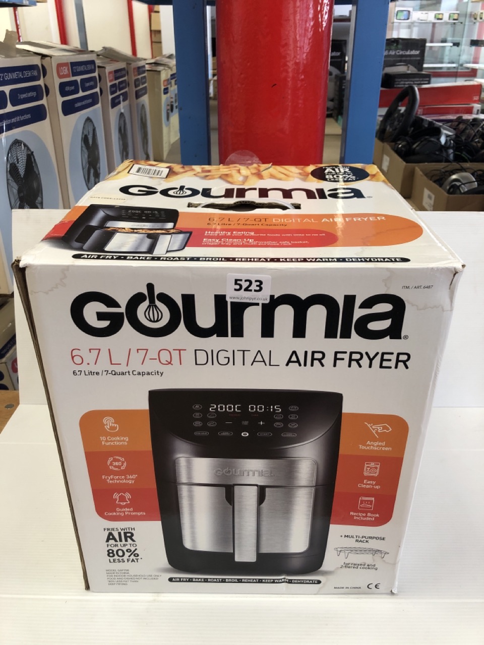 John Pye Auctions GOURMIA 6.7L AIR FRYER