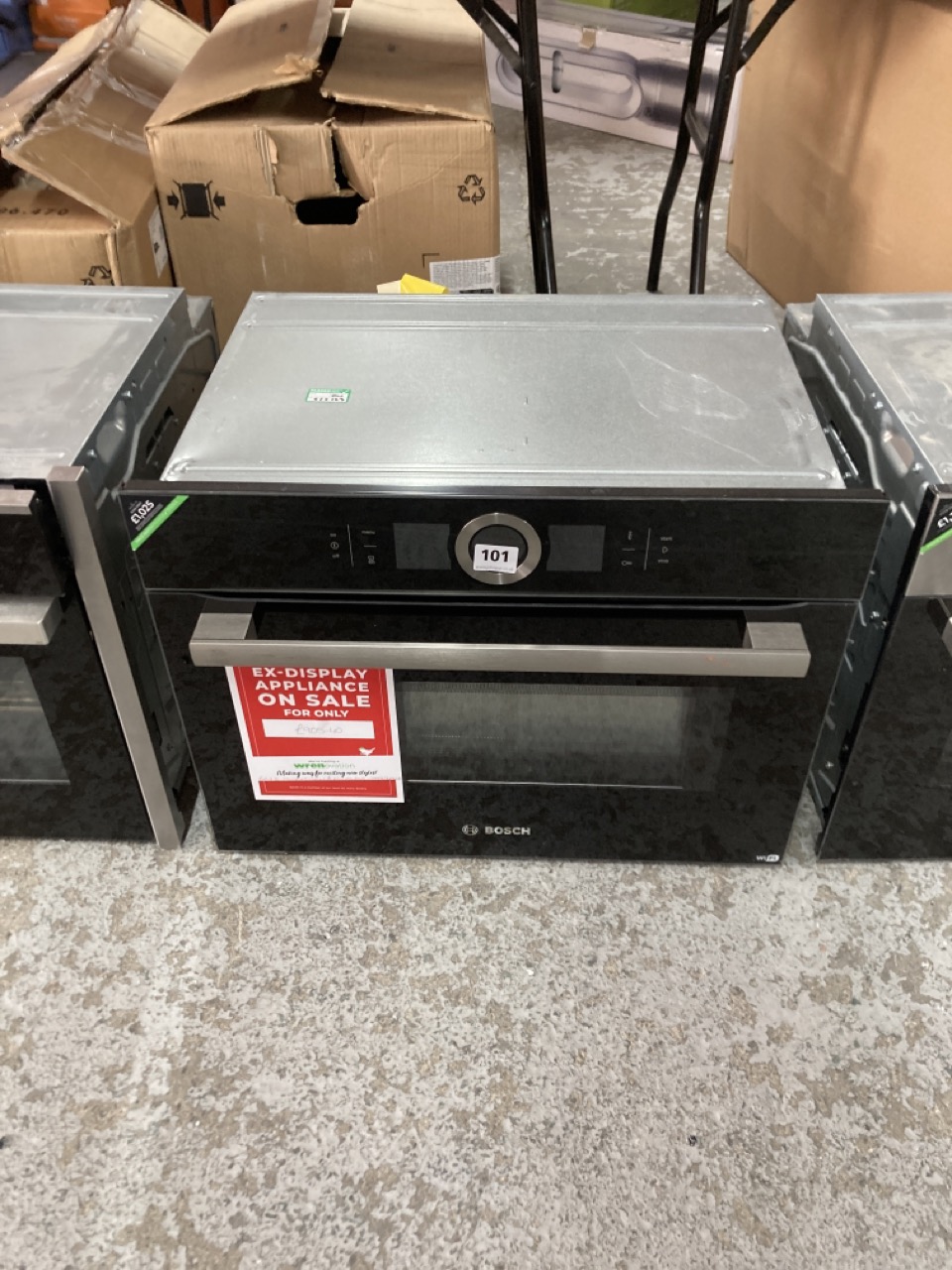 John Pye Auctions BOSCH BUILTIN COMPACT MICROWAVE OVEN MODEL