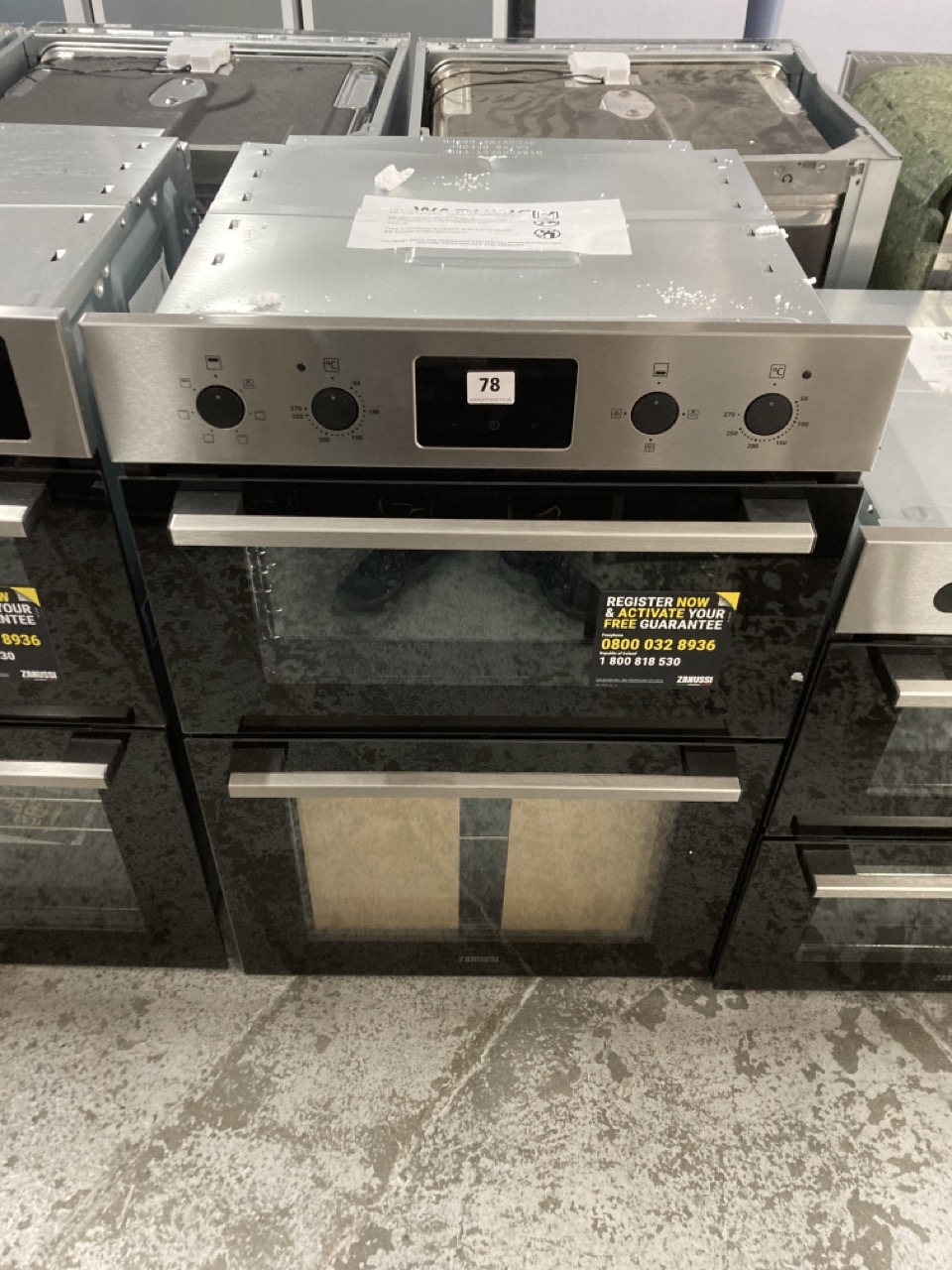 John Pye Auctions ZANUSSI BUILTIN DOUBLE OVEN MODEL ZKHNL3X1
