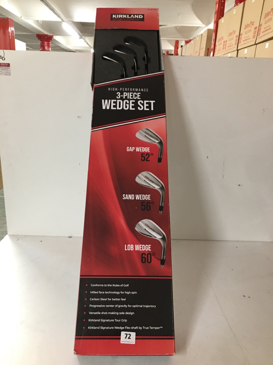 John Pye Auctions KIRKLAND SIGNATURE HIGH PERFORMANCE 3 PIECE WEDGE SET