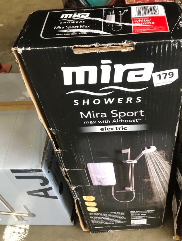 John Pye Auctions MIRA SPORT MAX WITH AIRBOOST ELECTRIC SHOWER
