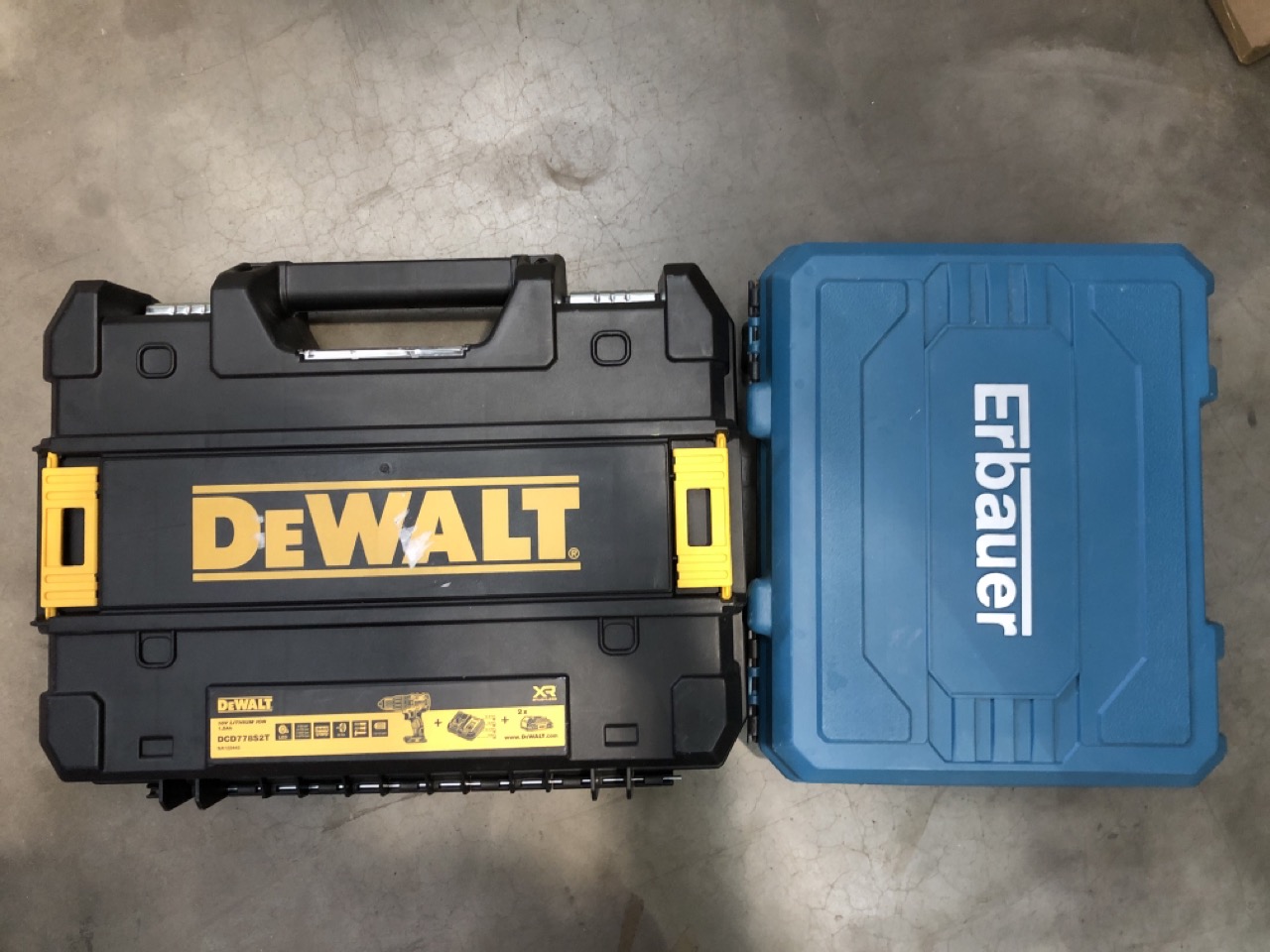 John Pye Auctions DEWALT 18V LITHIUM 1.5AH CORDLESS DRILL & ERBAUER
