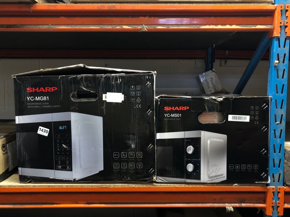 John Pye Auctions SHARP MICROWAVE OVEN WITH GRILL MODEL NO. YCMG81